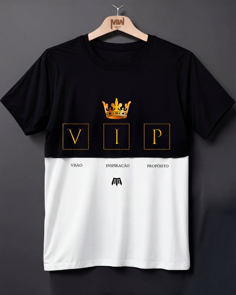 CAMISETA MASCULINA VIP RECORTADA