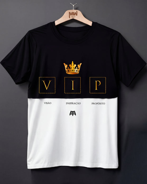 CAMISETA MASCULINA VIP RECORTADA