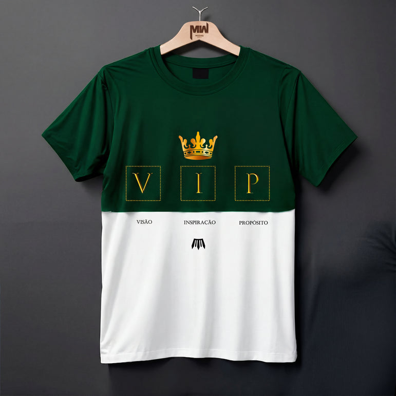 CAMISETA MASCULINA VIP RECORTADA