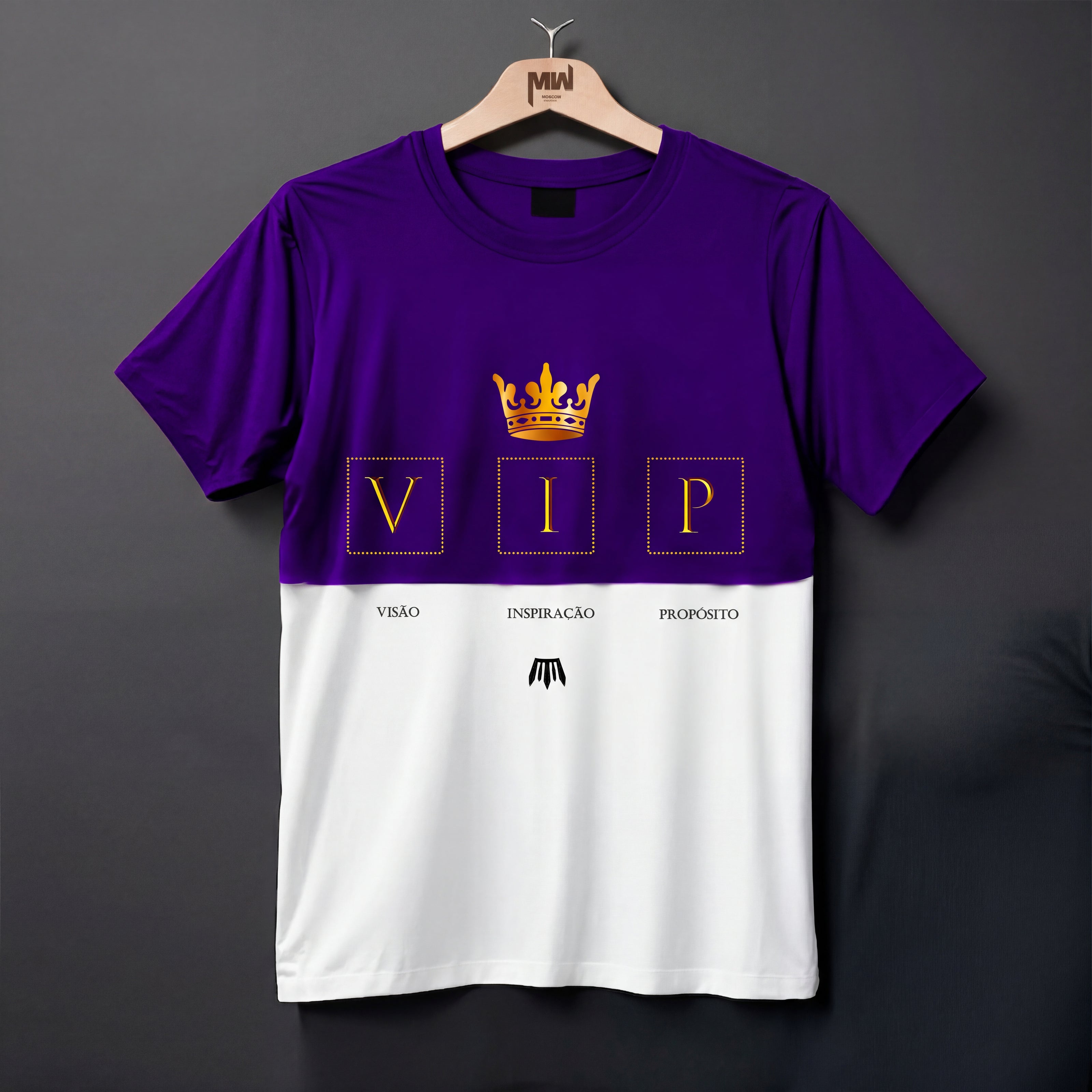 CAMISETA MASCULINA VIP RECORTADA