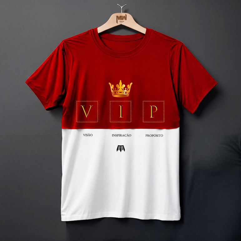 CAMISETA MASCULINA VIP RECORTADA