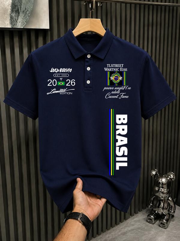 Camisa Polo Brasil 2026 Azul-marinho produto