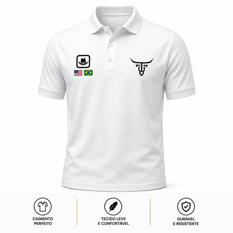 Camisa Polo Country USA-Brasil Branco produto