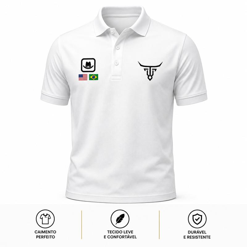 Camisa Polo Country USA-Brasil Branco produto