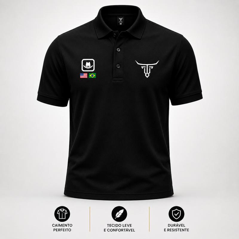 Camisa Polo Country USA-Brasil Preto produto