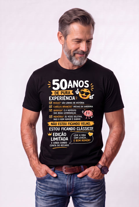 Camiseta 50 Anos de Pura Experiência